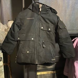 obermeyer black ski coat